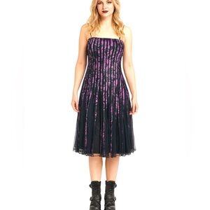 Aspeed Whimsigoth Dress S Satin Mesh Dark Fairy Goth Fairycore Whimsical